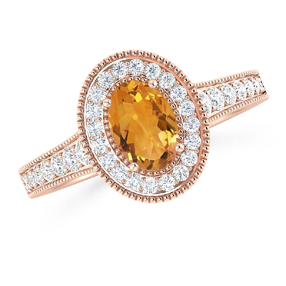 Rose Gold - Citrine