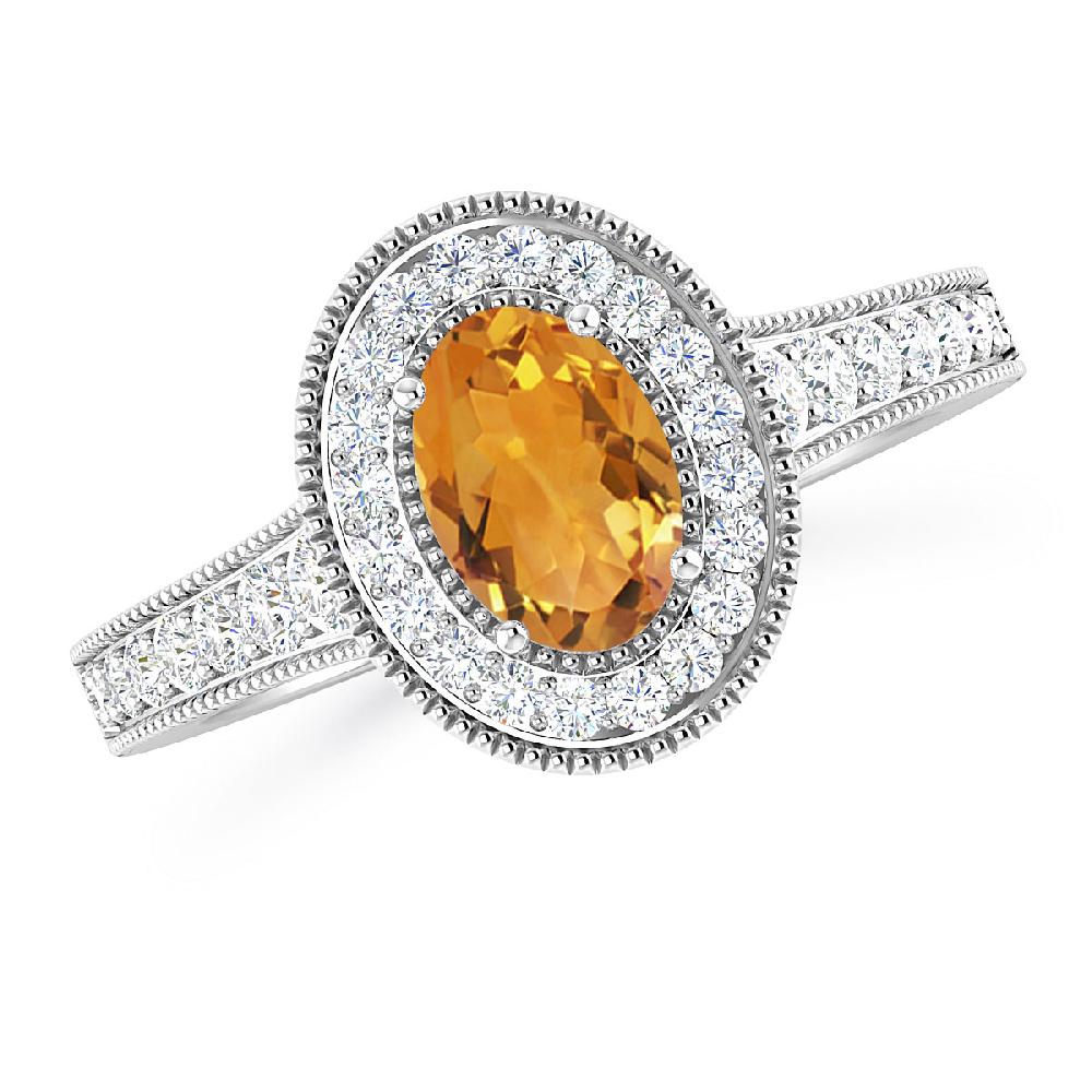 White Gold - Citrine