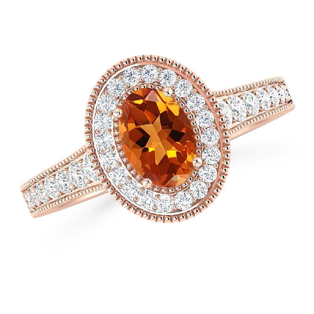 Rose Gold - Citrine