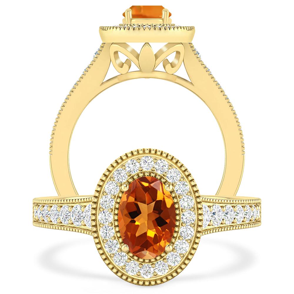 Yellow Gold - Citrine