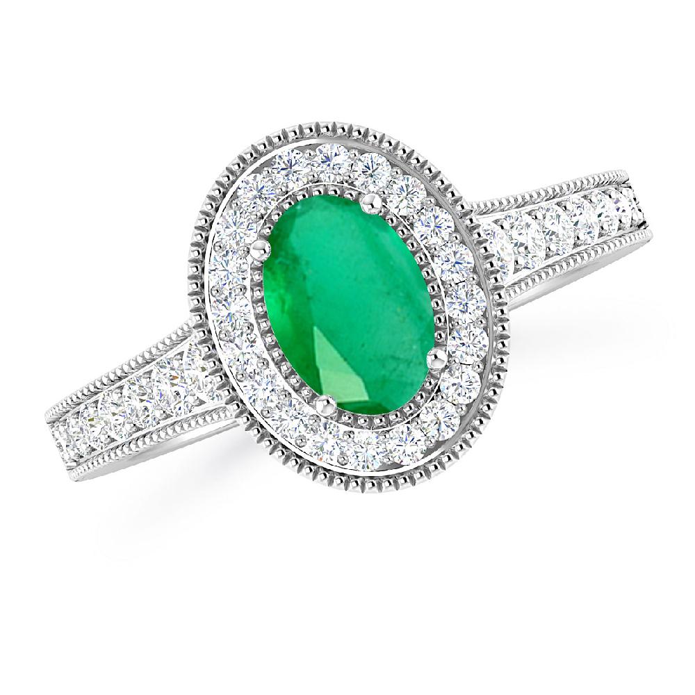 White Gold - Emerald