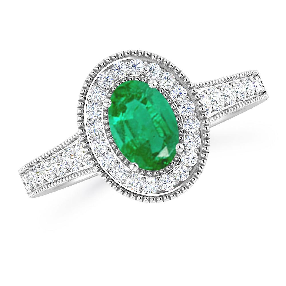 White Gold - Emerald