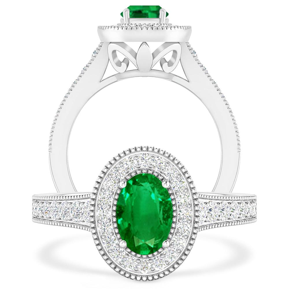 White Gold - Emerald