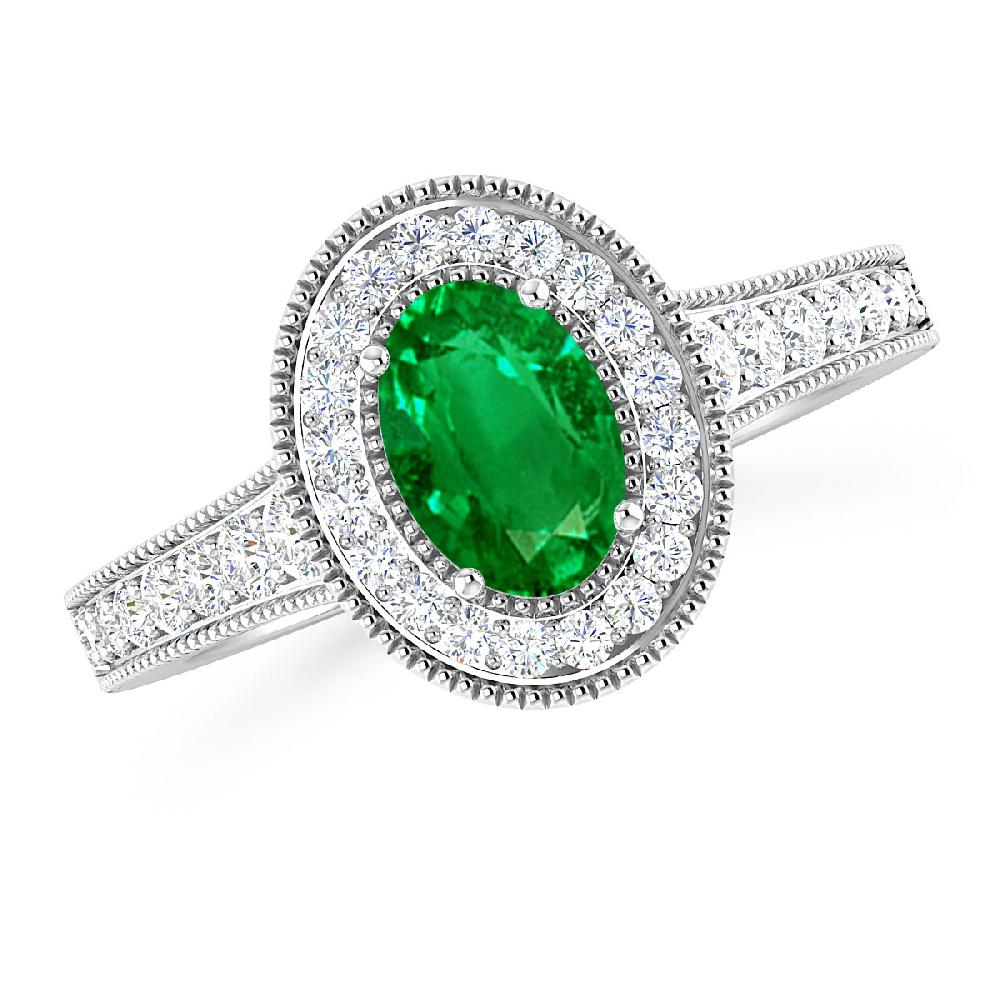 White Gold - Emerald