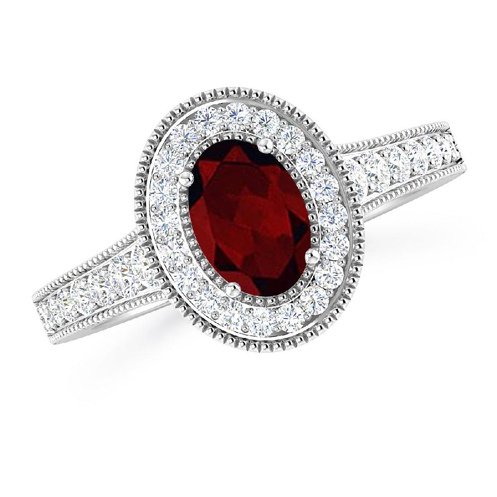 White Gold - Garnet