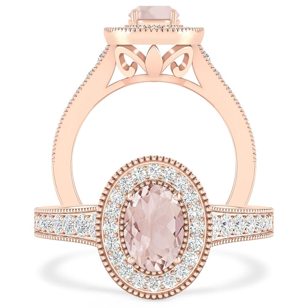 Rose Gold - Morganite