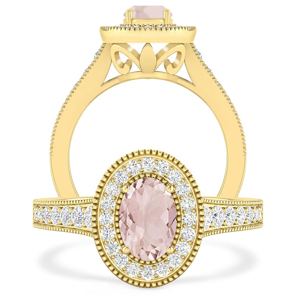 Yellow Gold - Morganite