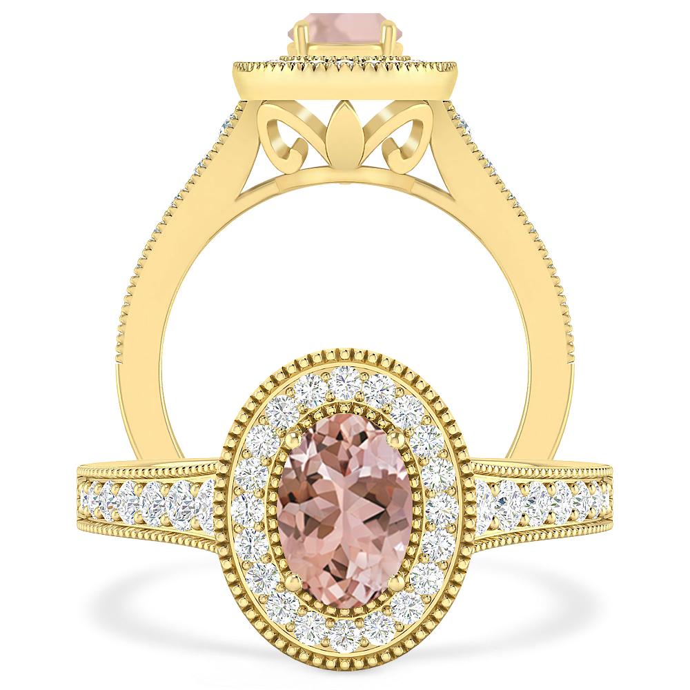 Yellow Gold - Morganite