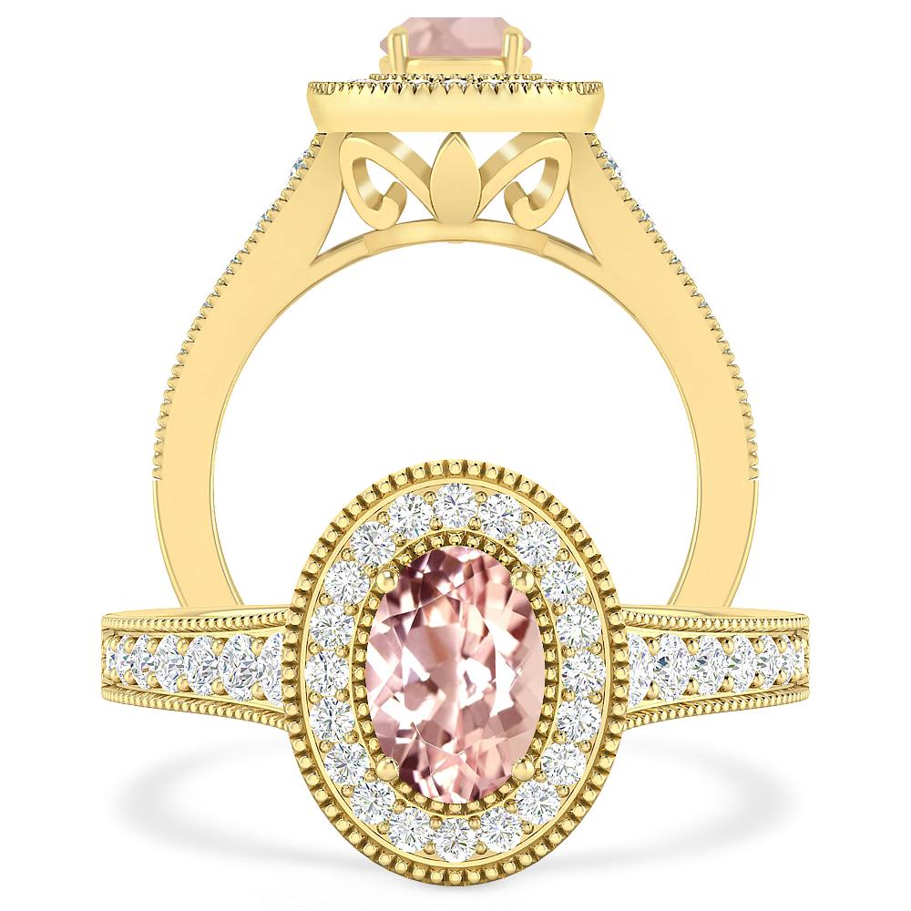 Yellow Gold - Morganite