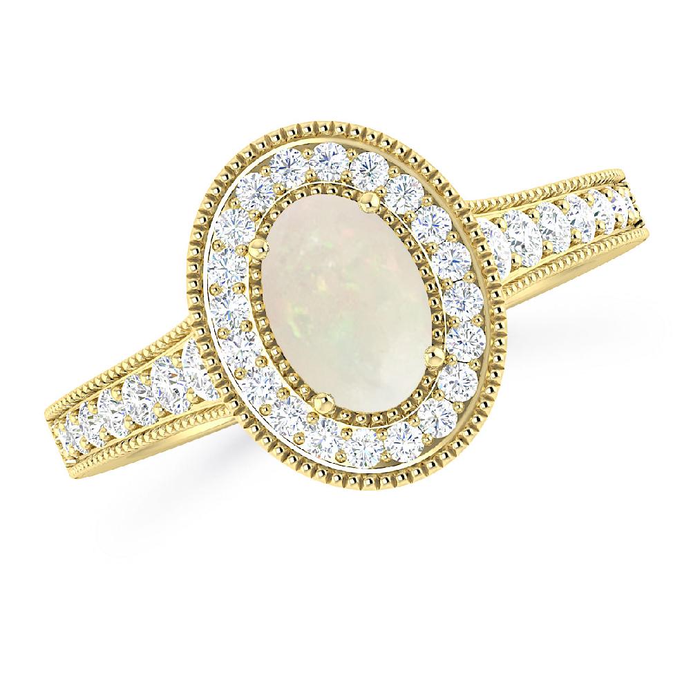 Yellow Gold - Opal