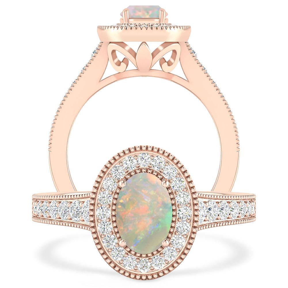 Rose Gold - Opal