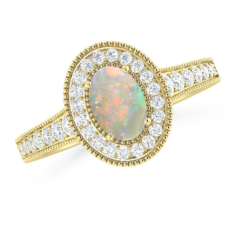 Yellow Gold - Opal