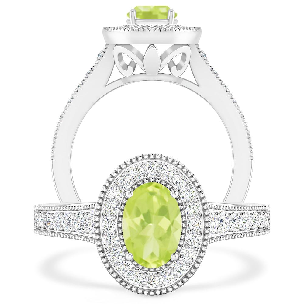 White Gold - Peridot