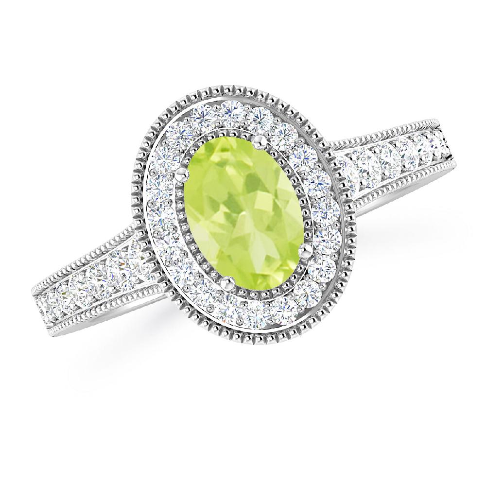 White Gold - Peridot