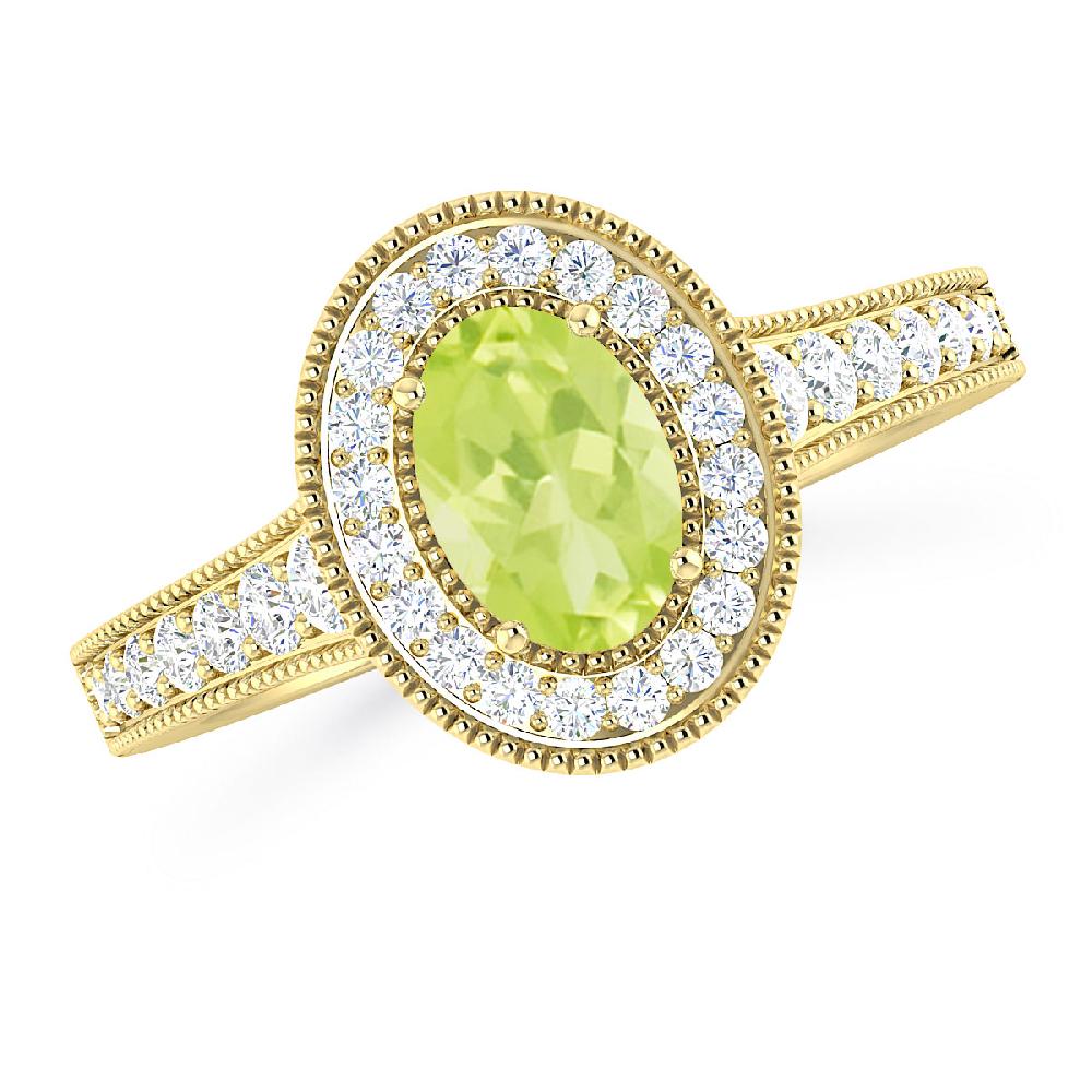 Yellow Gold - Peridot