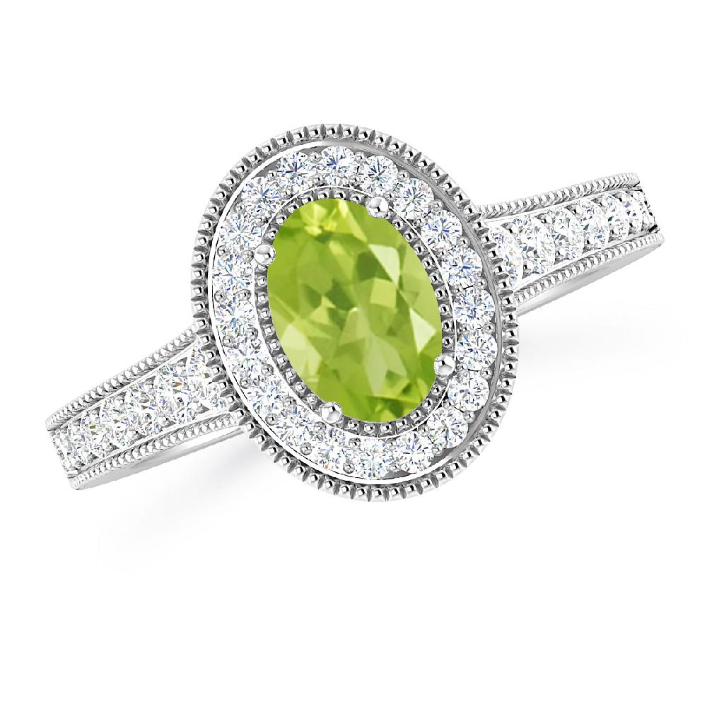 White Gold - Peridot