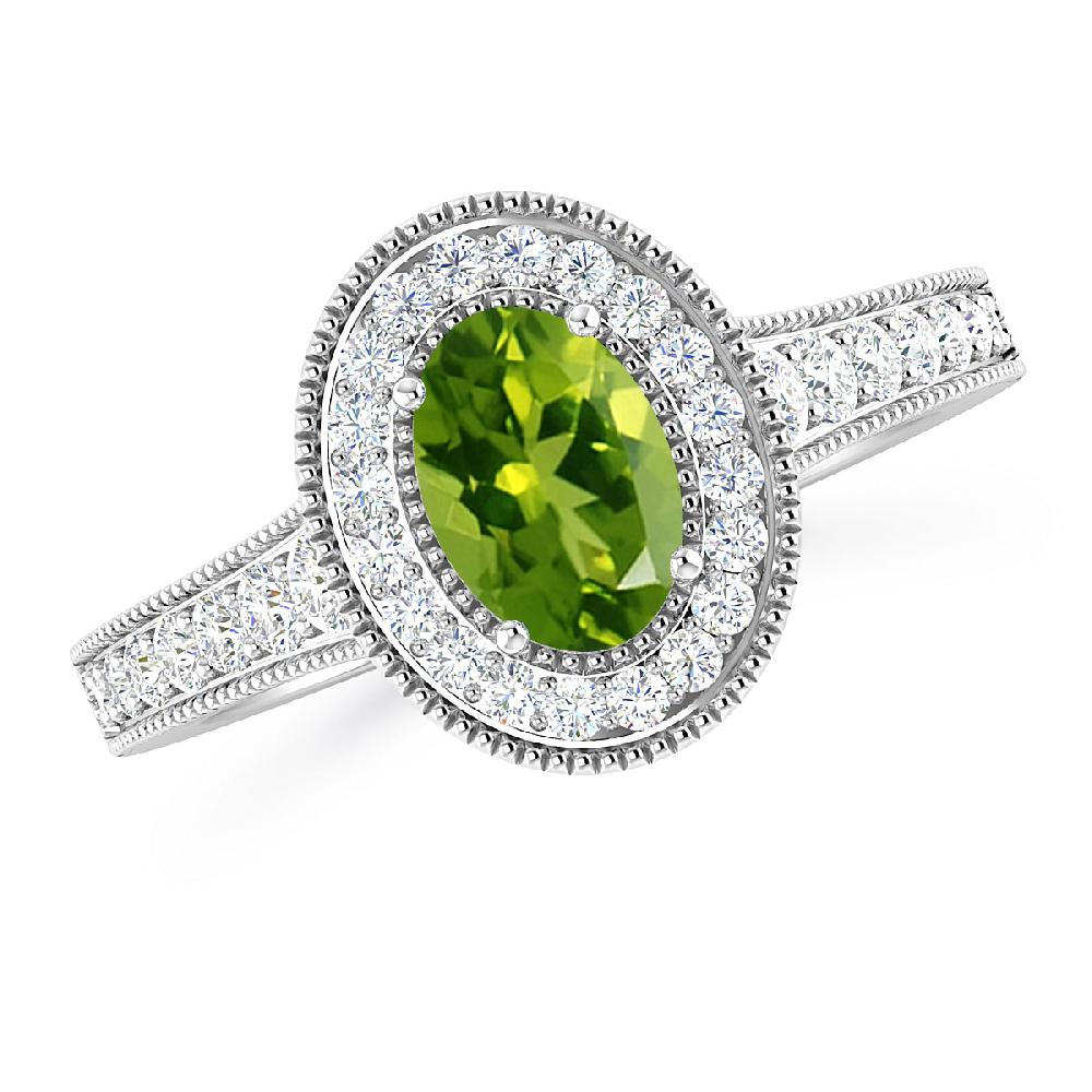 White Gold - Peridot