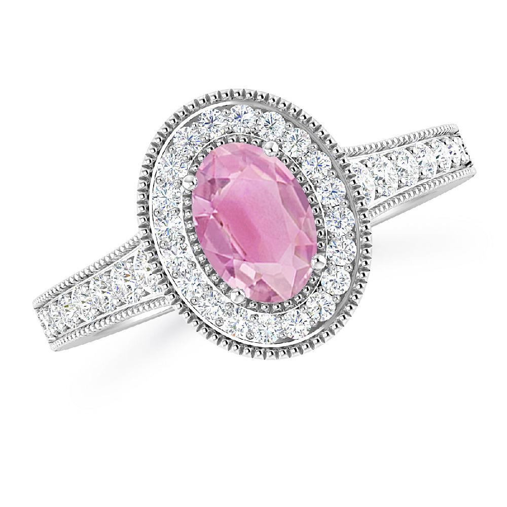 White Gold - Pink Tourmaline