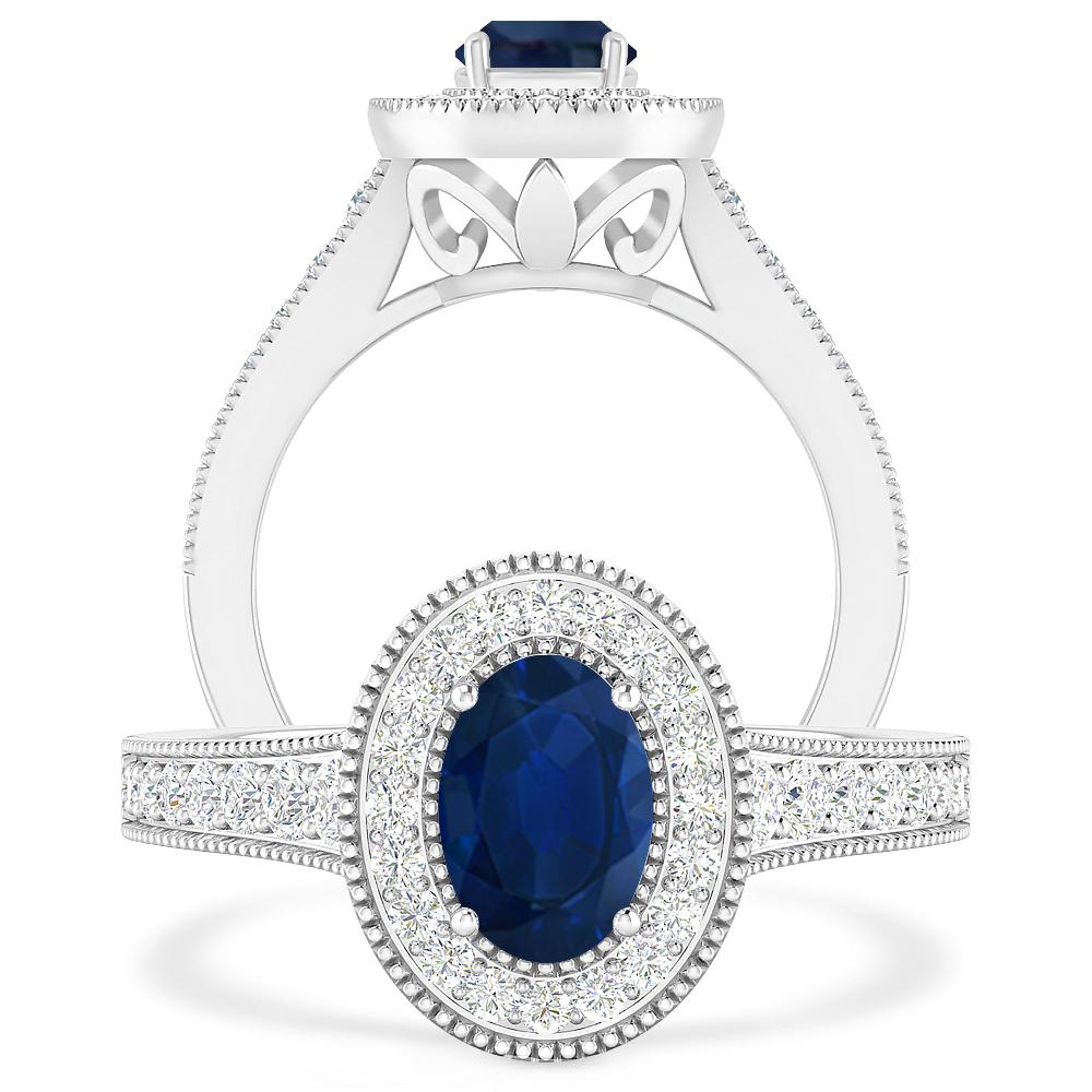 White Gold - Sapphire