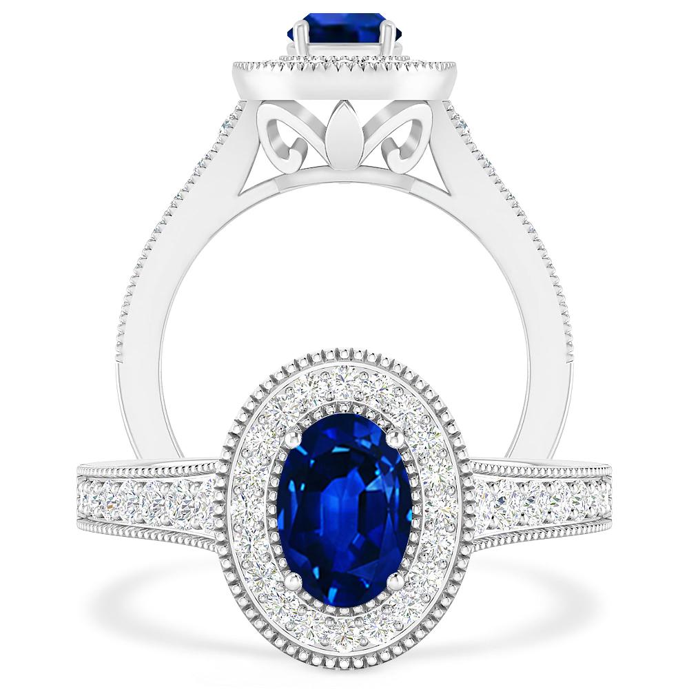 White Gold - Sapphire