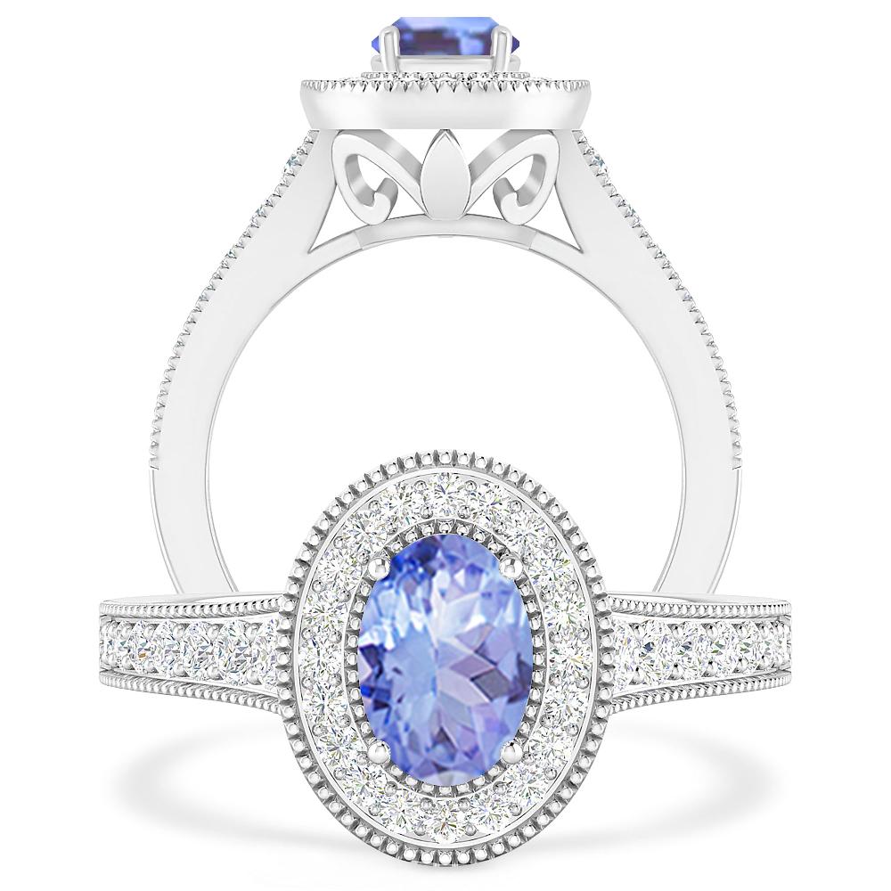 White Gold - Tanzanite