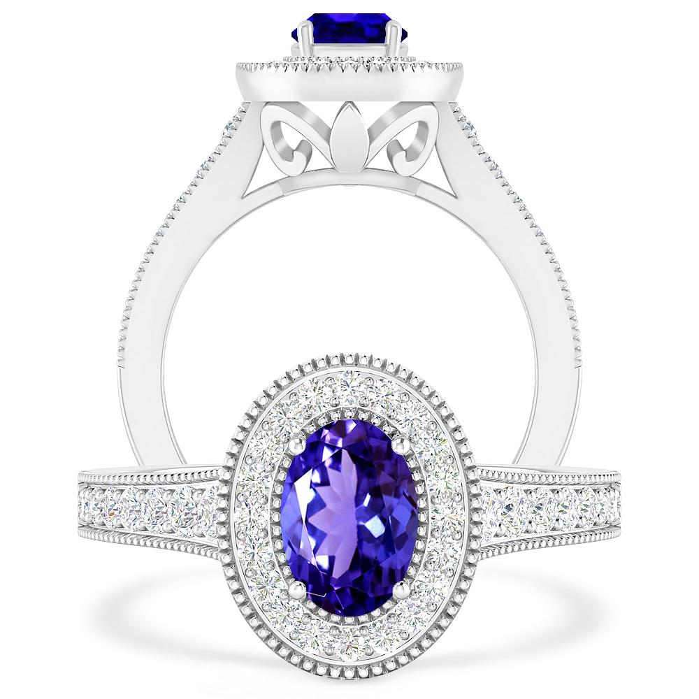 White Gold - Tanzanite