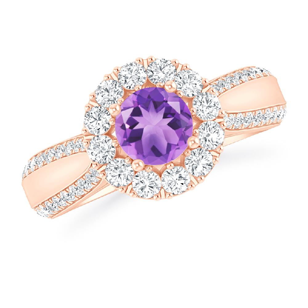 Rose Gold - Amethyst