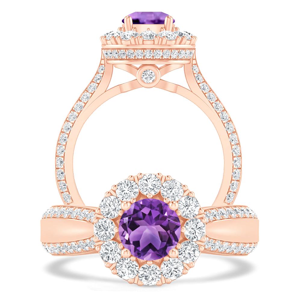 Rose Gold - Amethyst