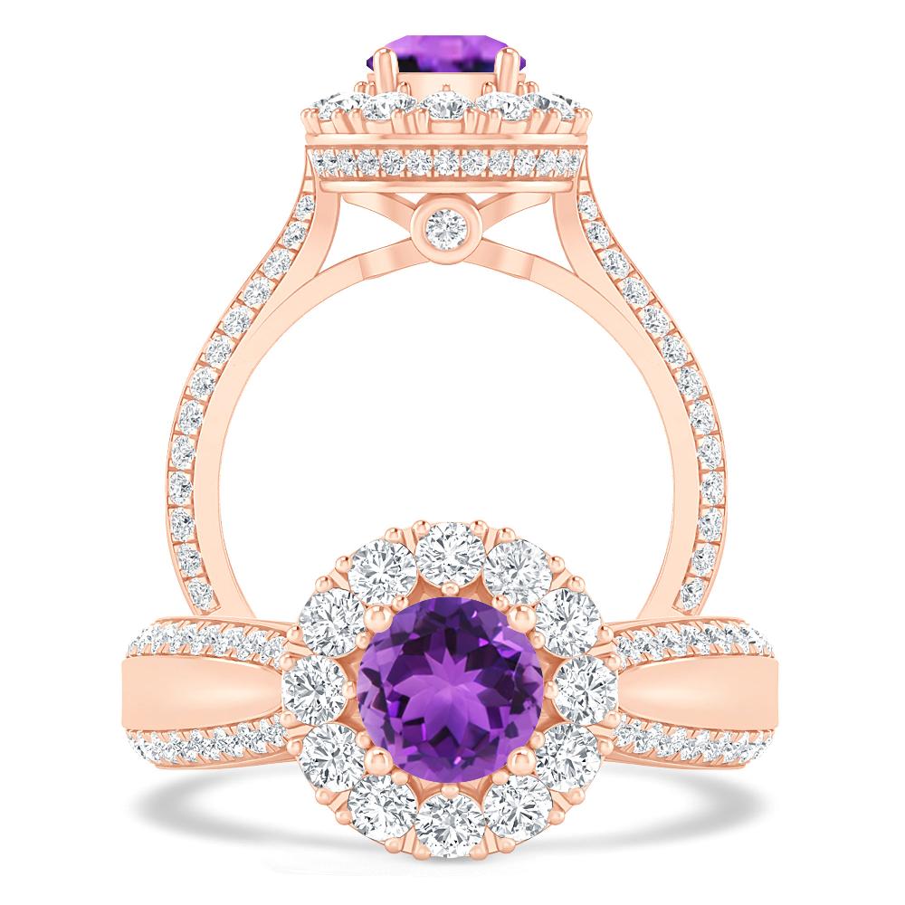 Rose Gold - Amethyst