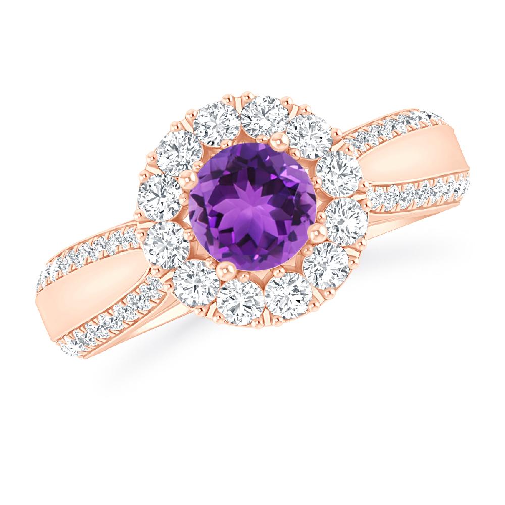 Rose Gold - Amethyst