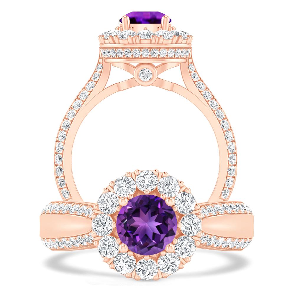 Rose Gold - Amethyst