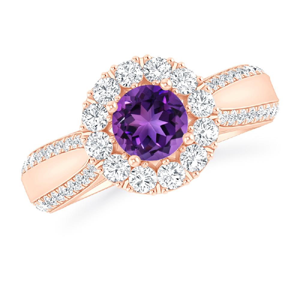 Rose Gold - Amethyst