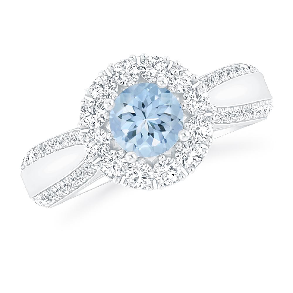 White Gold - Aquamarine