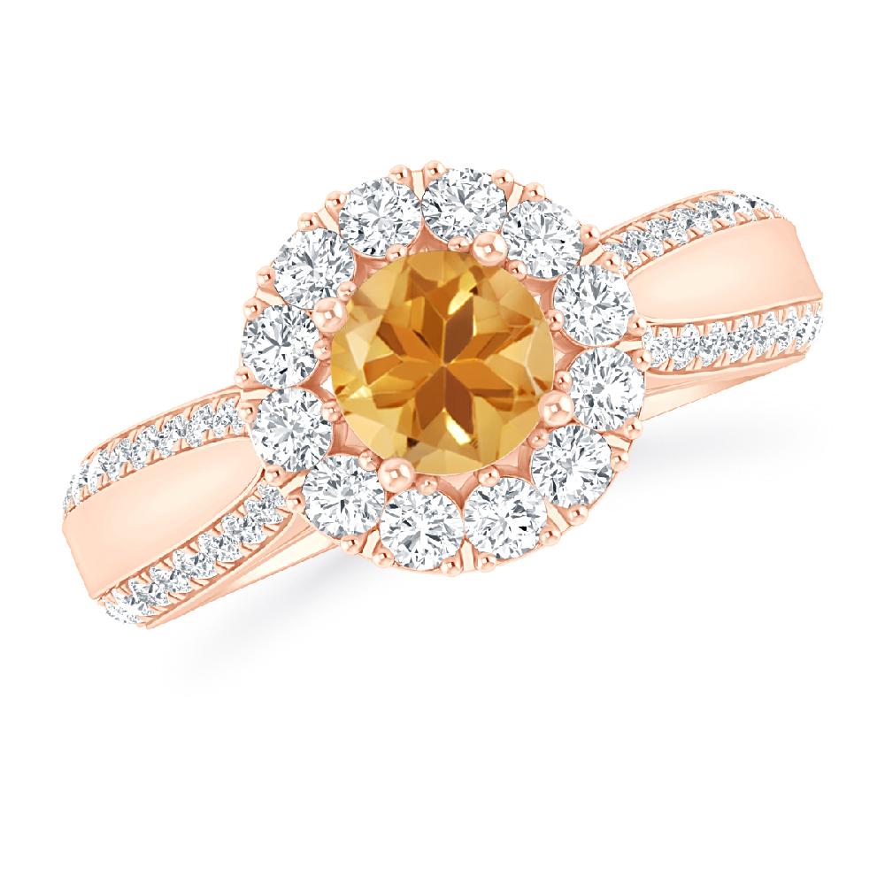 Rose Gold - Citrine