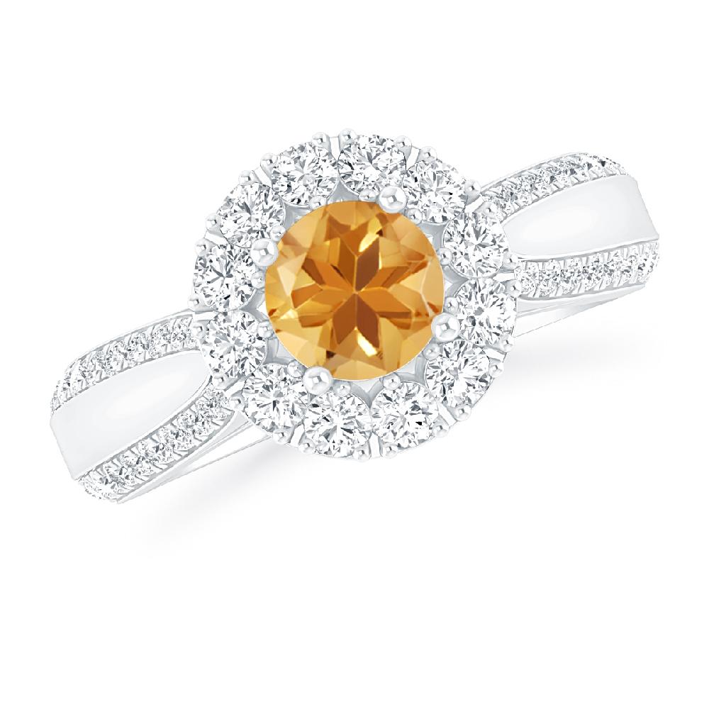 White Gold - Citrine