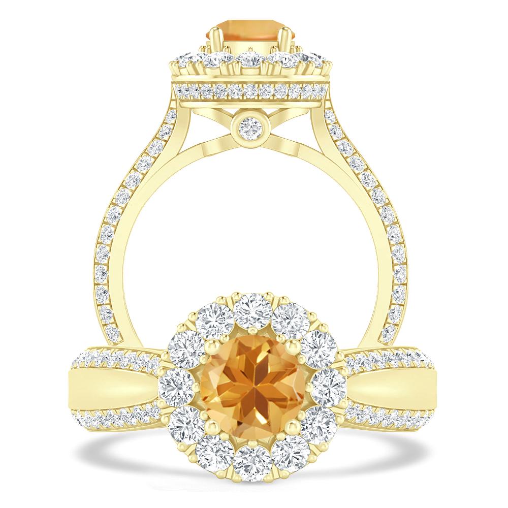 Yellow Gold - Citrine