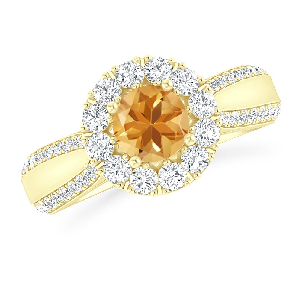 Yellow Gold - Citrine