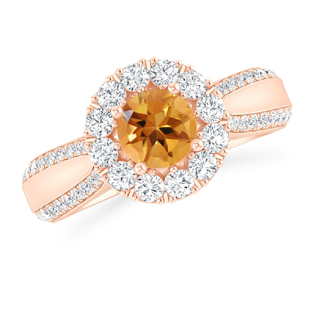 Rose Gold - Citrine