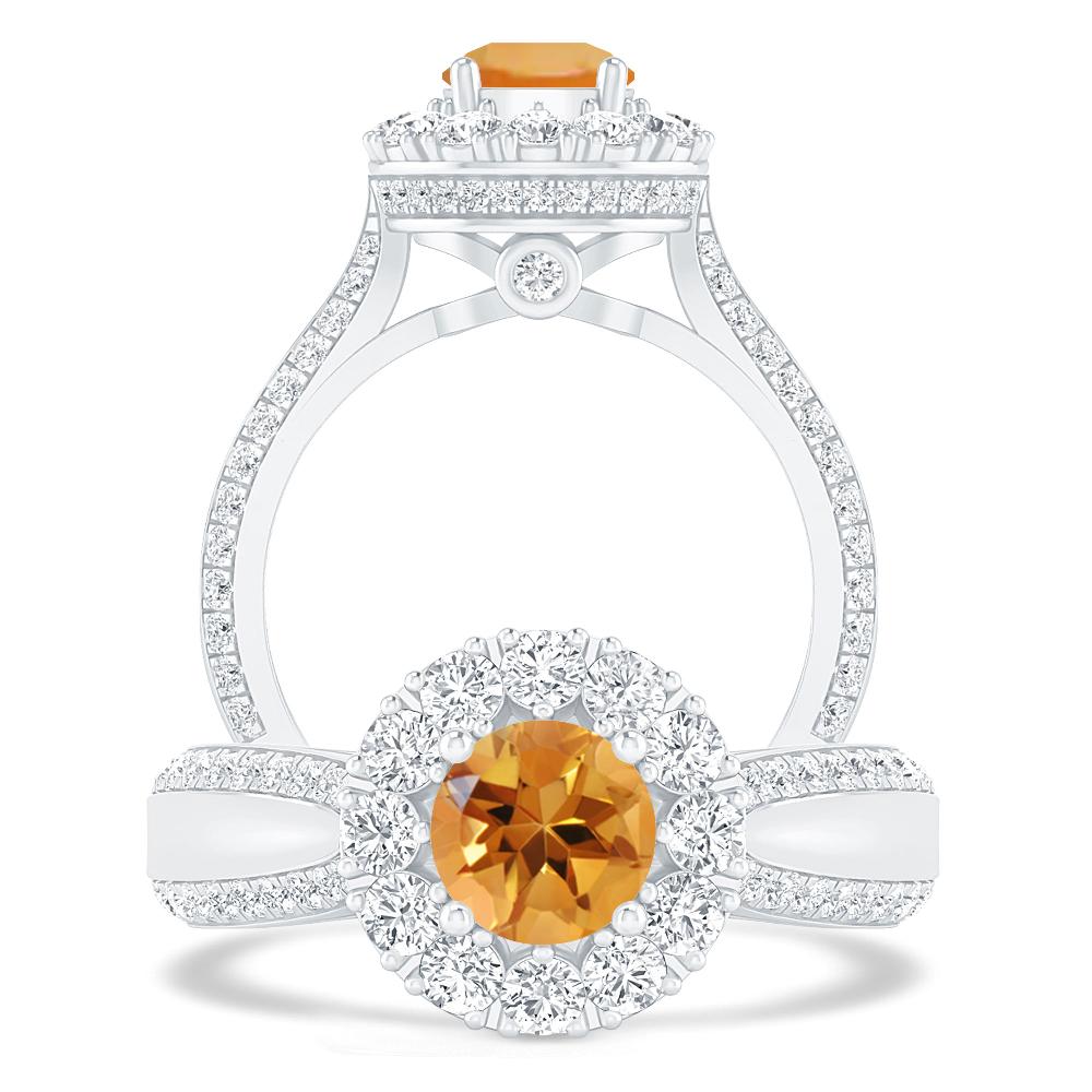 White Gold - Citrine