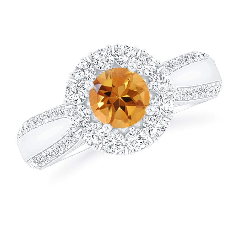 White Gold - Citrine