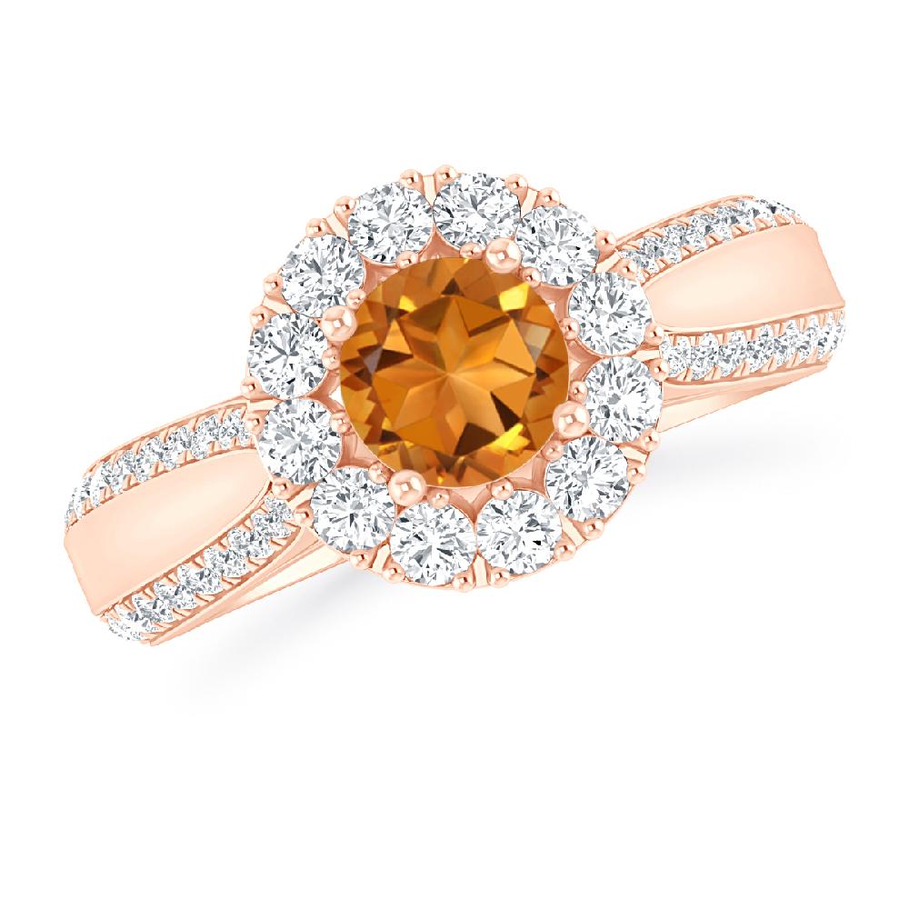 Rose Gold - Citrine