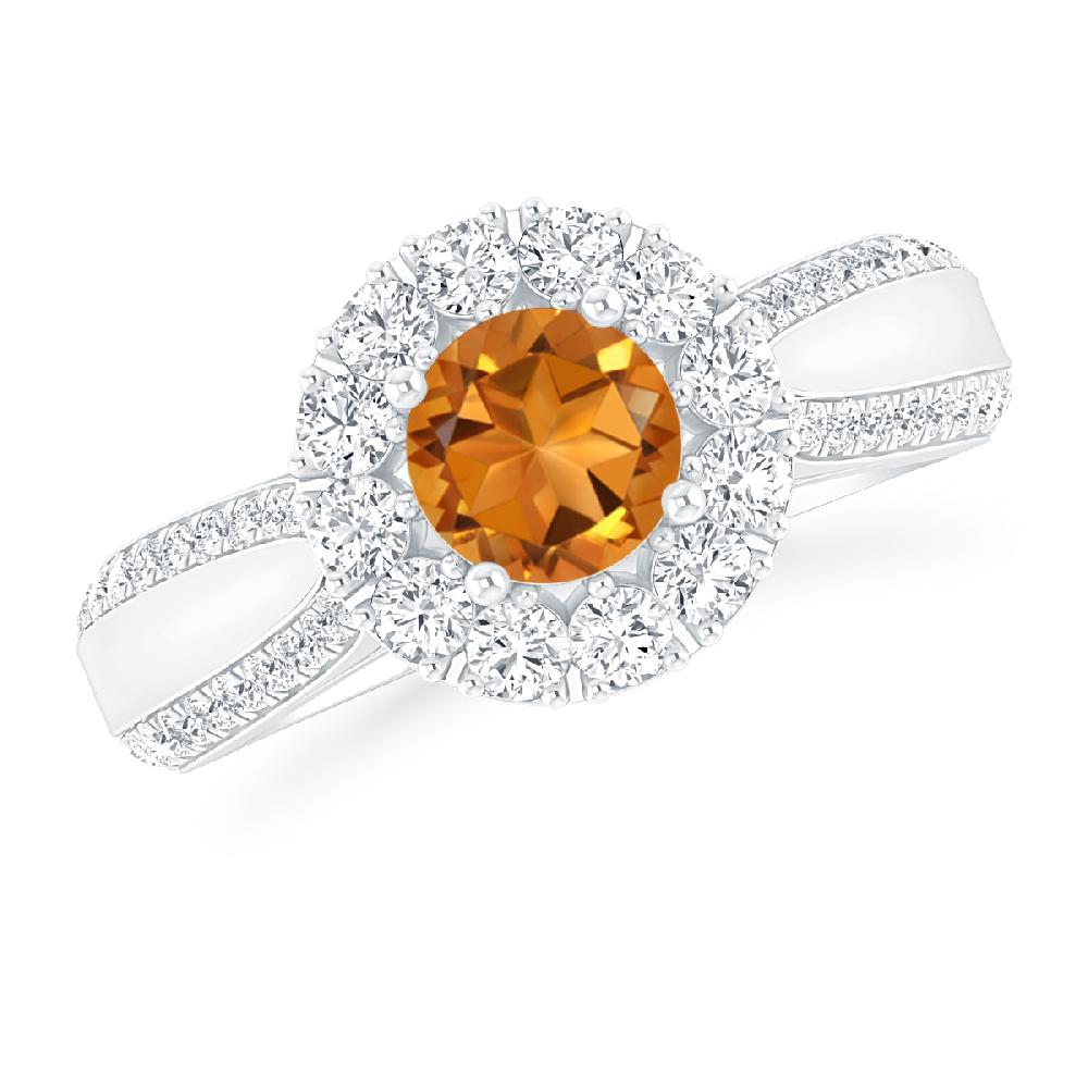 White Gold - Citrine