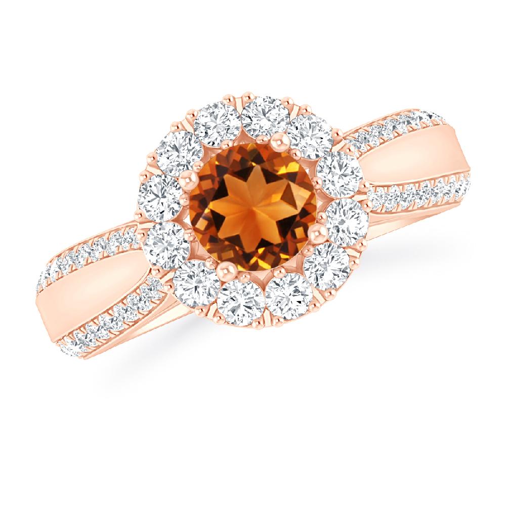 Rose Gold - Citrine