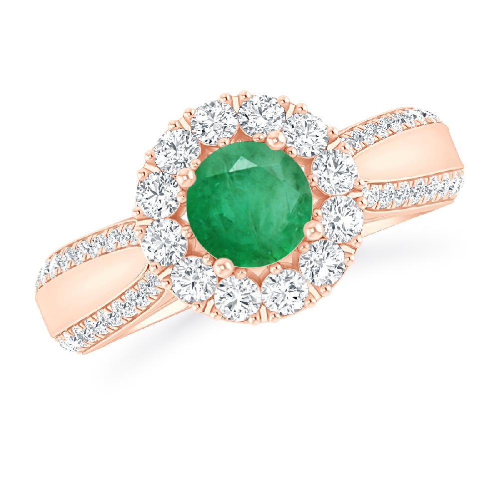 Rose Gold - Emerald