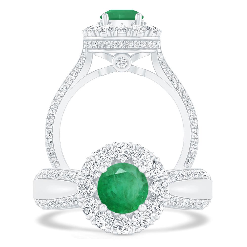 White Gold - Emerald