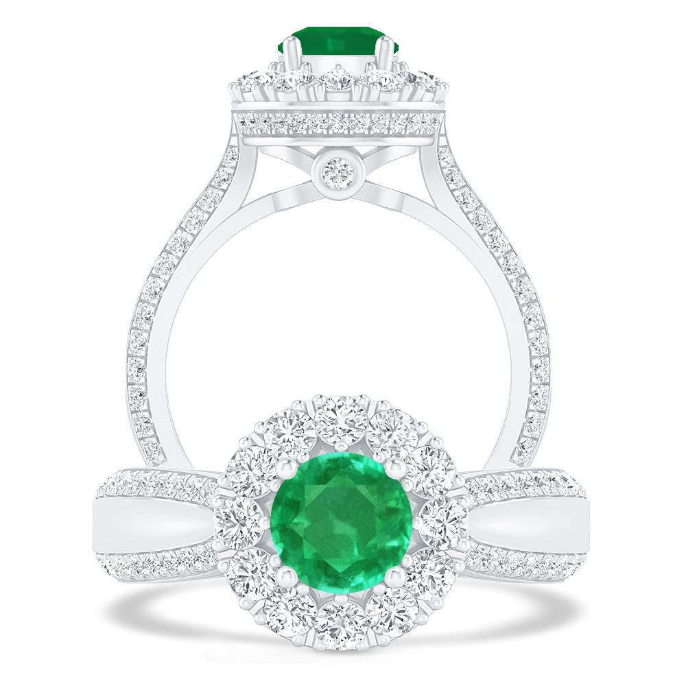 White Gold - Emerald