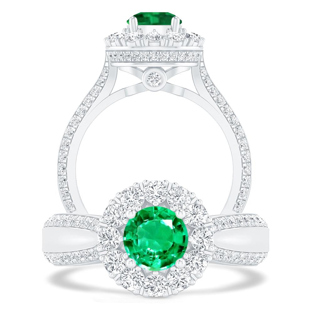 White Gold - Emerald