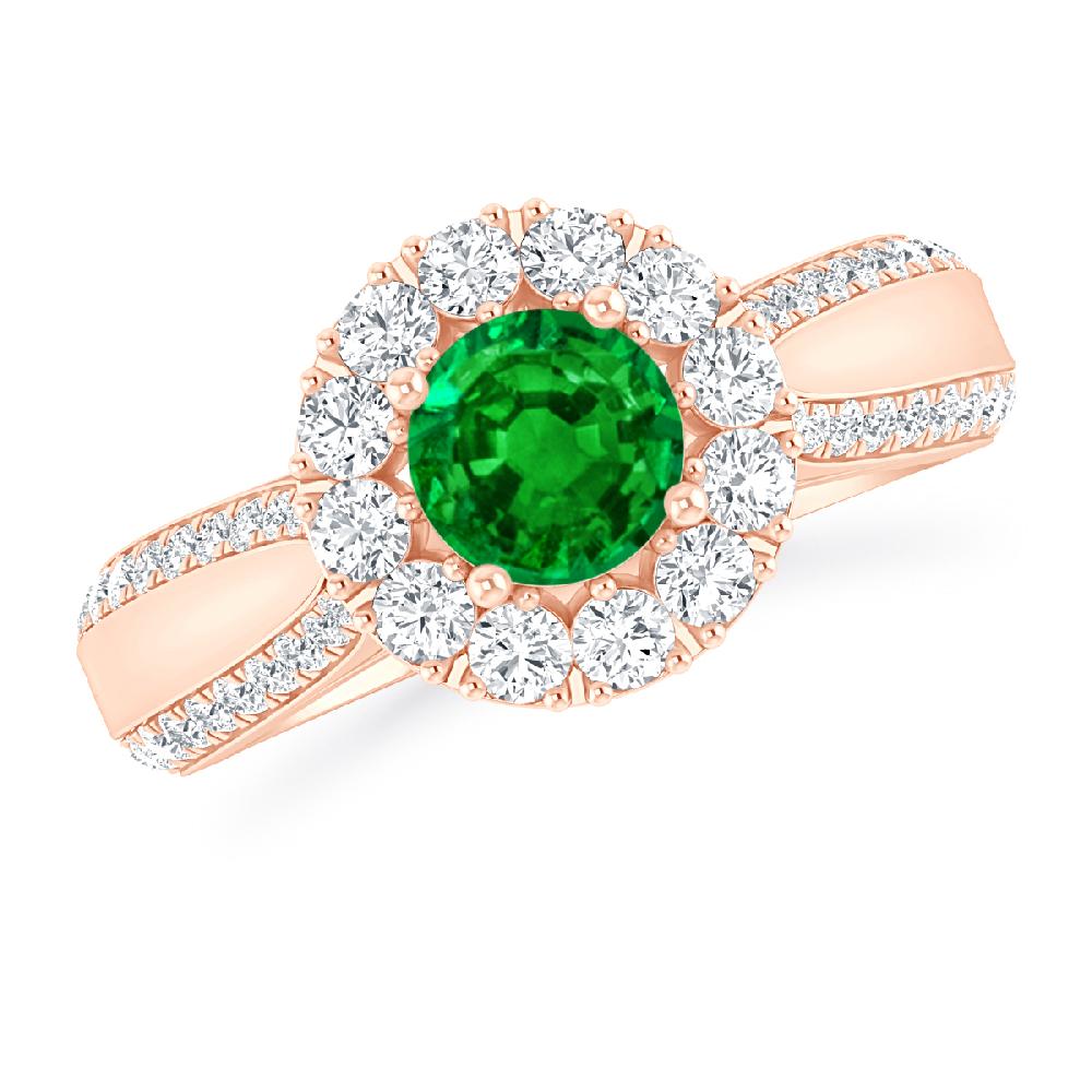 Rose Gold - Emerald