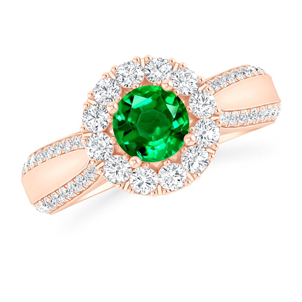 Rose Gold - Emerald