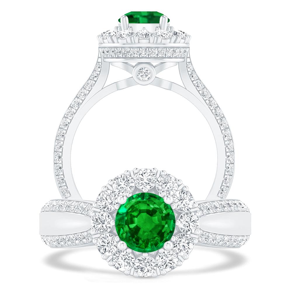 White Gold - Emerald